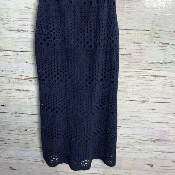 Anthropologie Sunday in Brooklyn blue eyelet dress size small - Picture 2 of 7